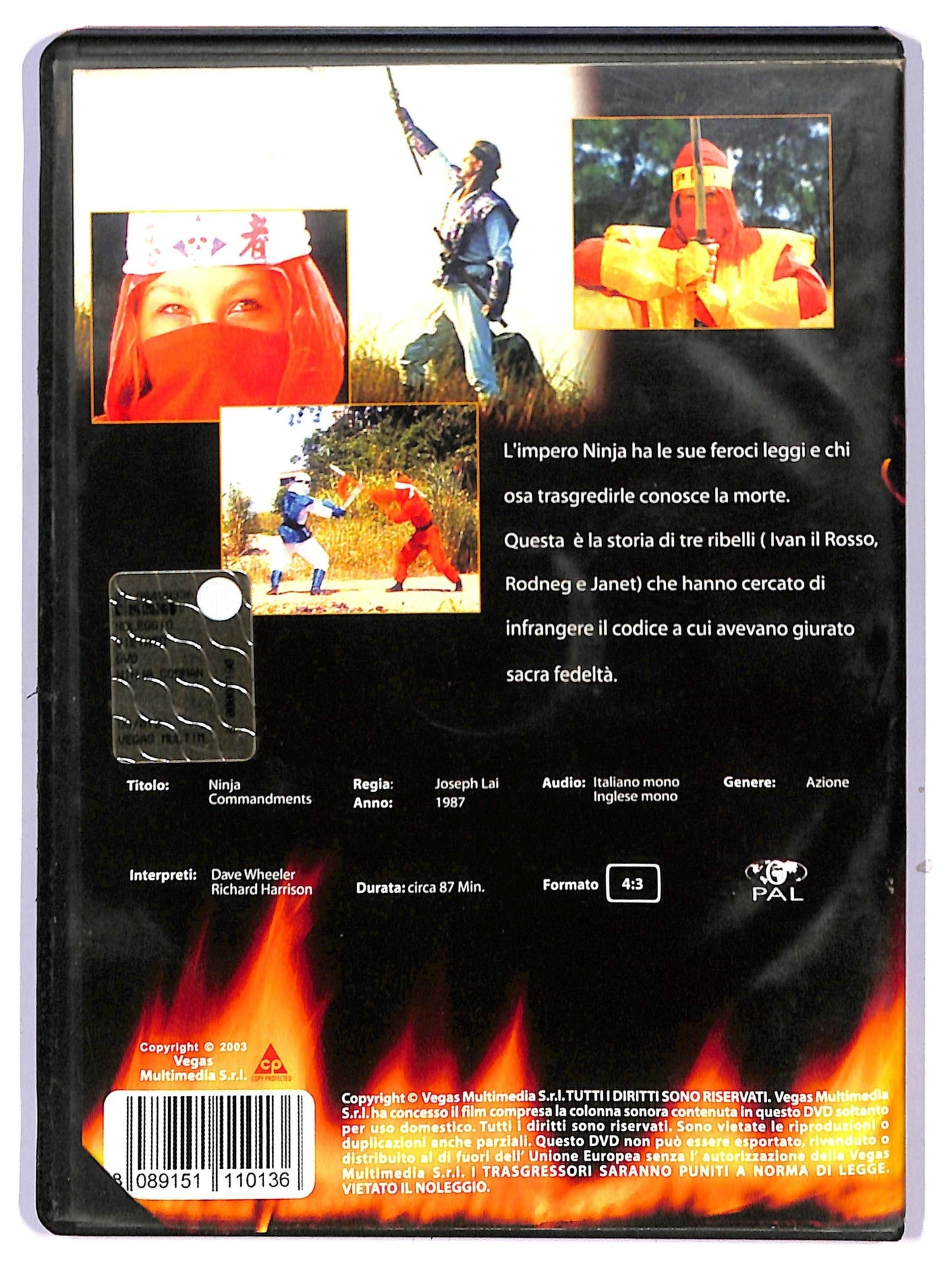 EBOND ninja commandments DVD D743621