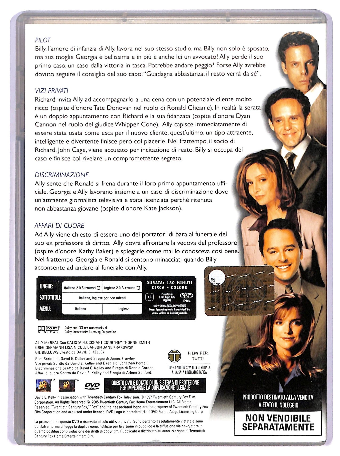 EBOND Ally Mcbeal  DVD Stagione Uno Disco 1 D743724