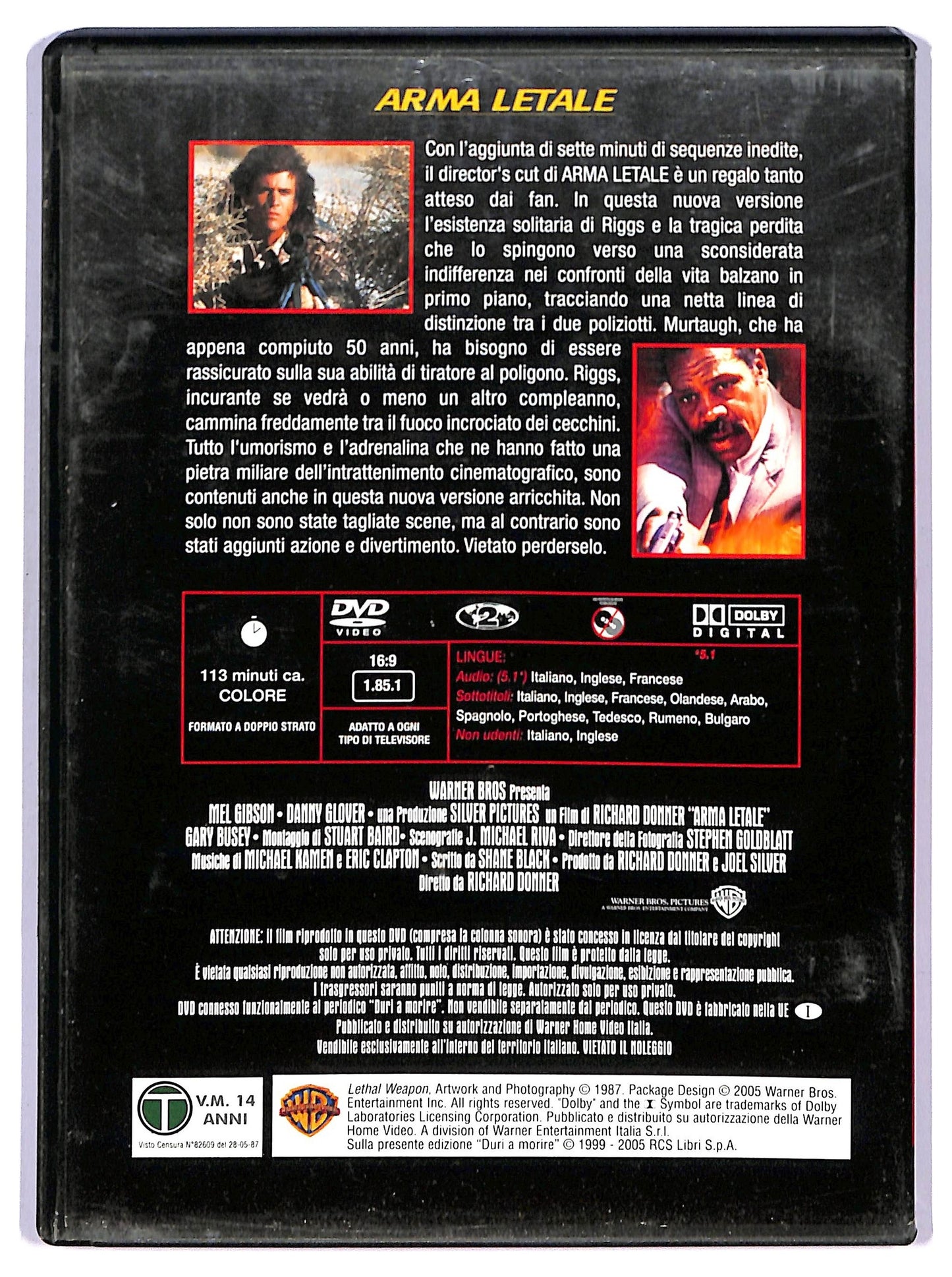 EBOND Arma letale EDITORIALE DVD D743744