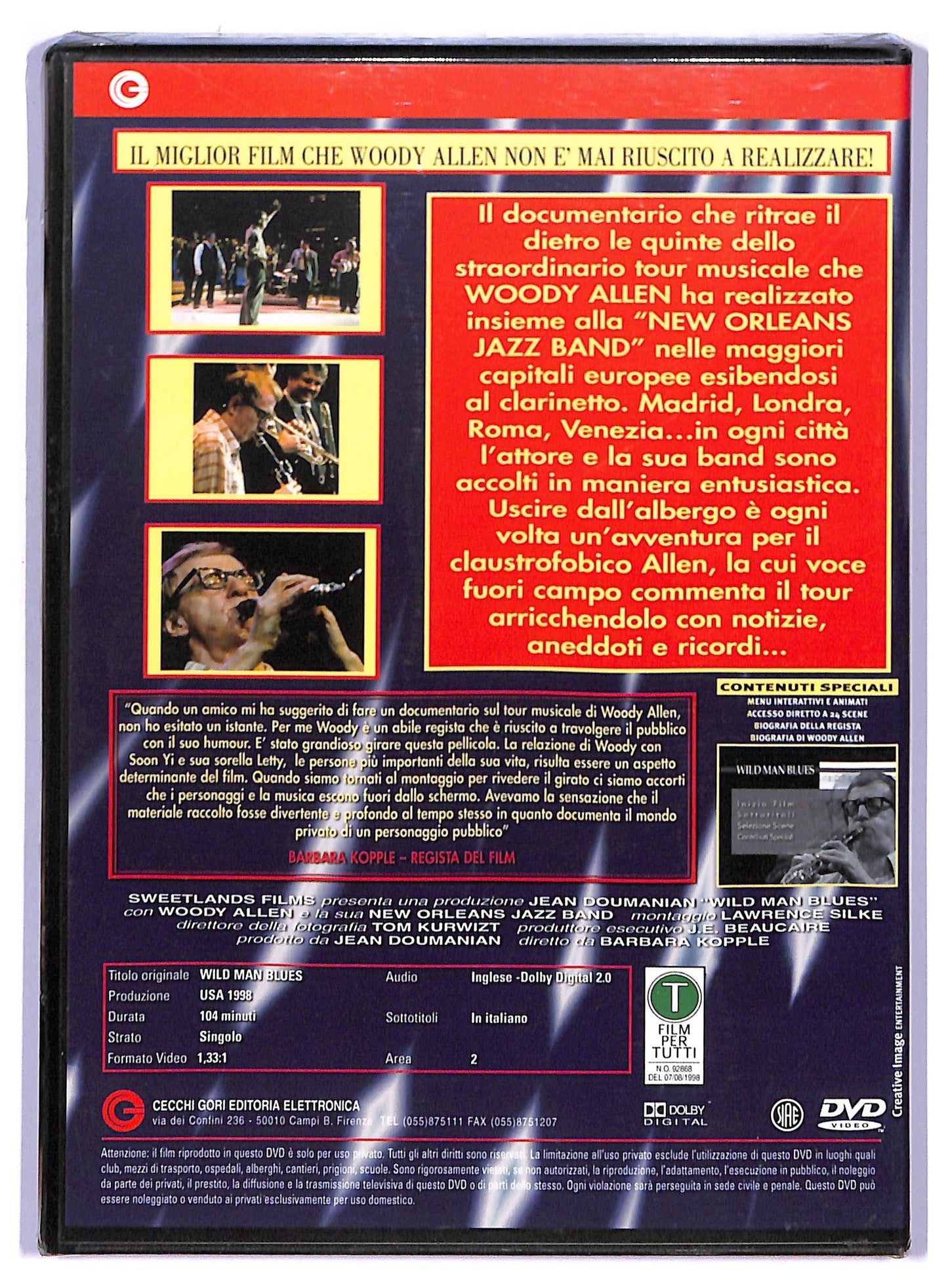 EBOND Wild Man Blues EDITORIALE DVD D743824