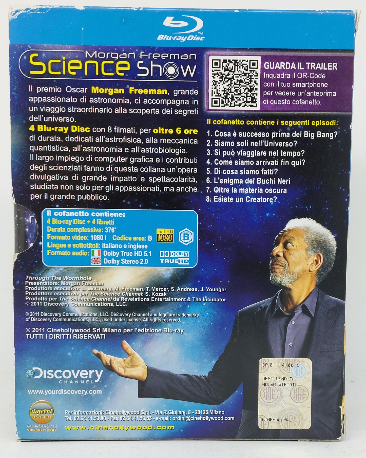 EBOND Morgan Freeman Science Show - 4 dischi Collezione BLURAY D743911