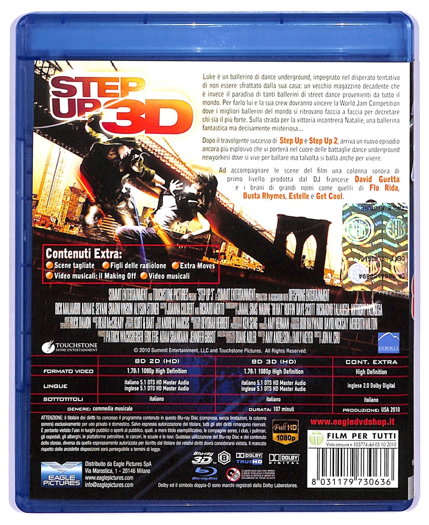 EBOND Step Up 3D Noleggio BLURAY D744030