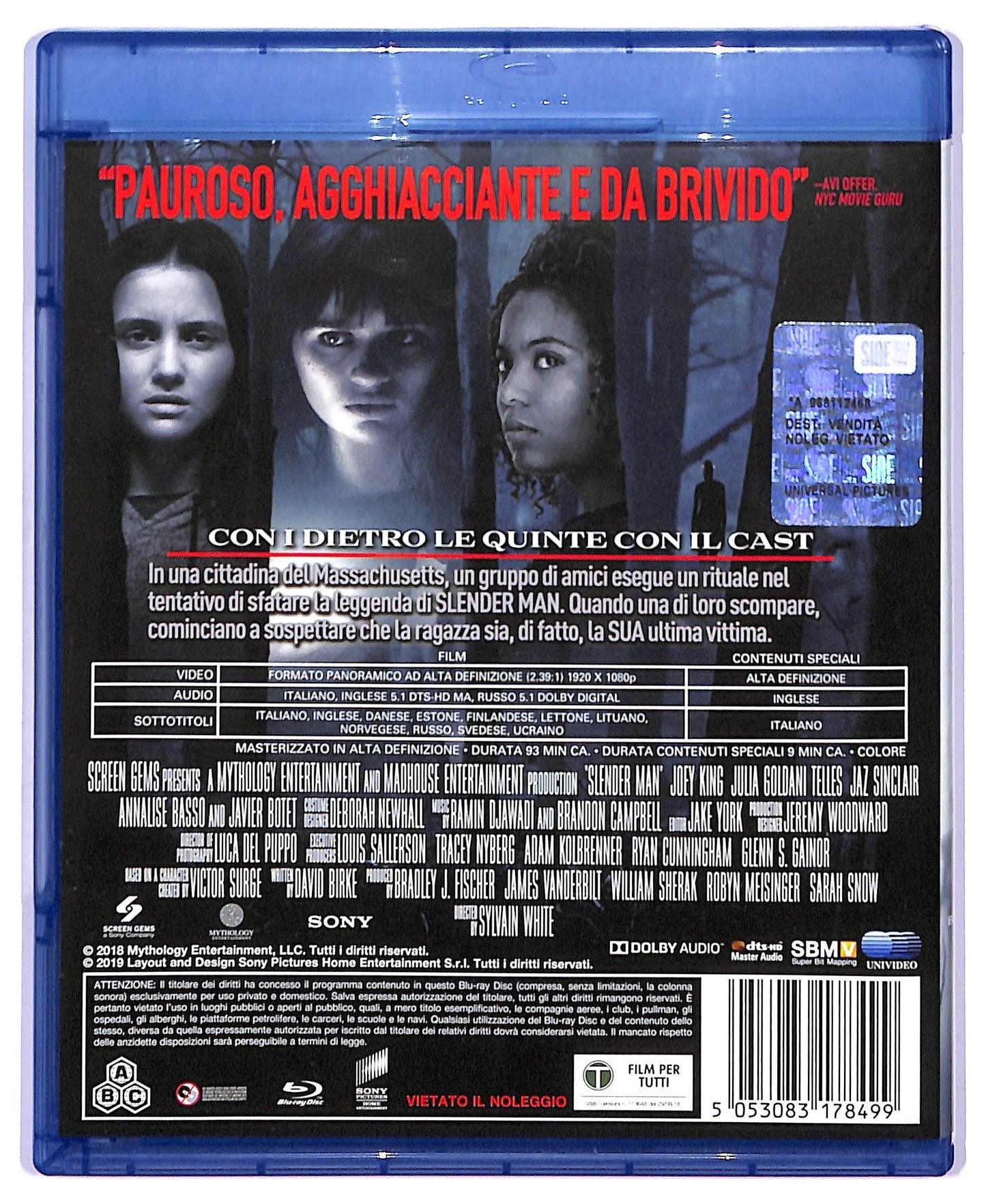 EBOND Slender Man BLURAY  BLURAY BLURAY D744060