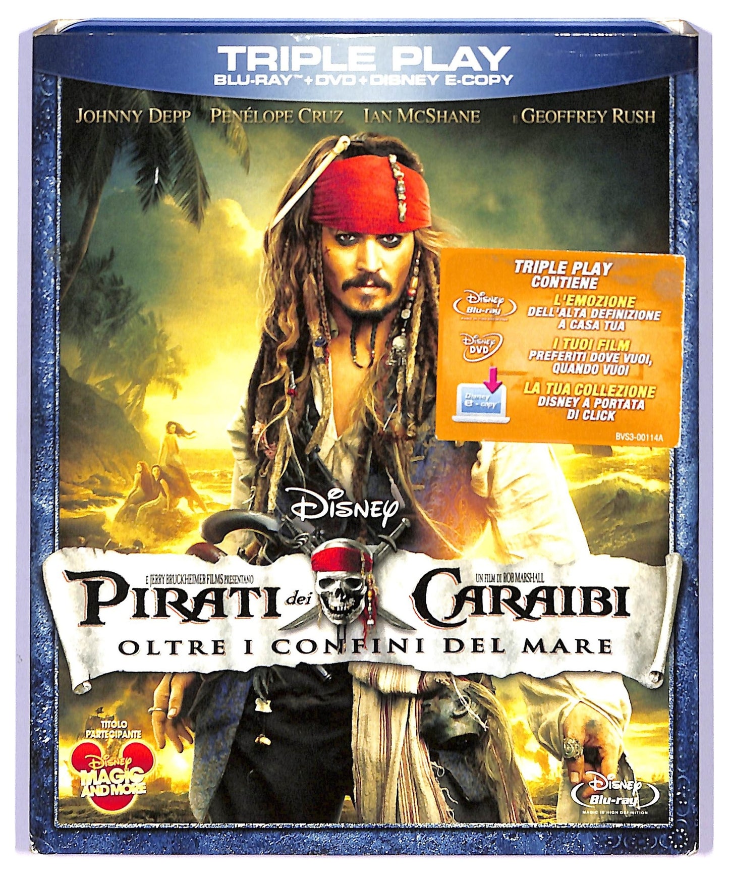 EBOND Pirati dei Caraibi - Oltre i confini del mare DVD+e-copy+BLURAY  BLURAY BLURAY D744407