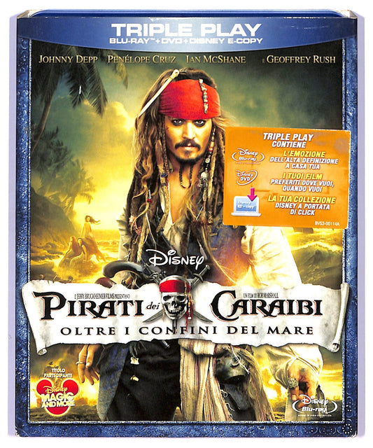 EBOND Pirati dei Caraibi - Oltre i confini del mare DVD+e-copy+BLURAY  BLURAY BLURAY D744407