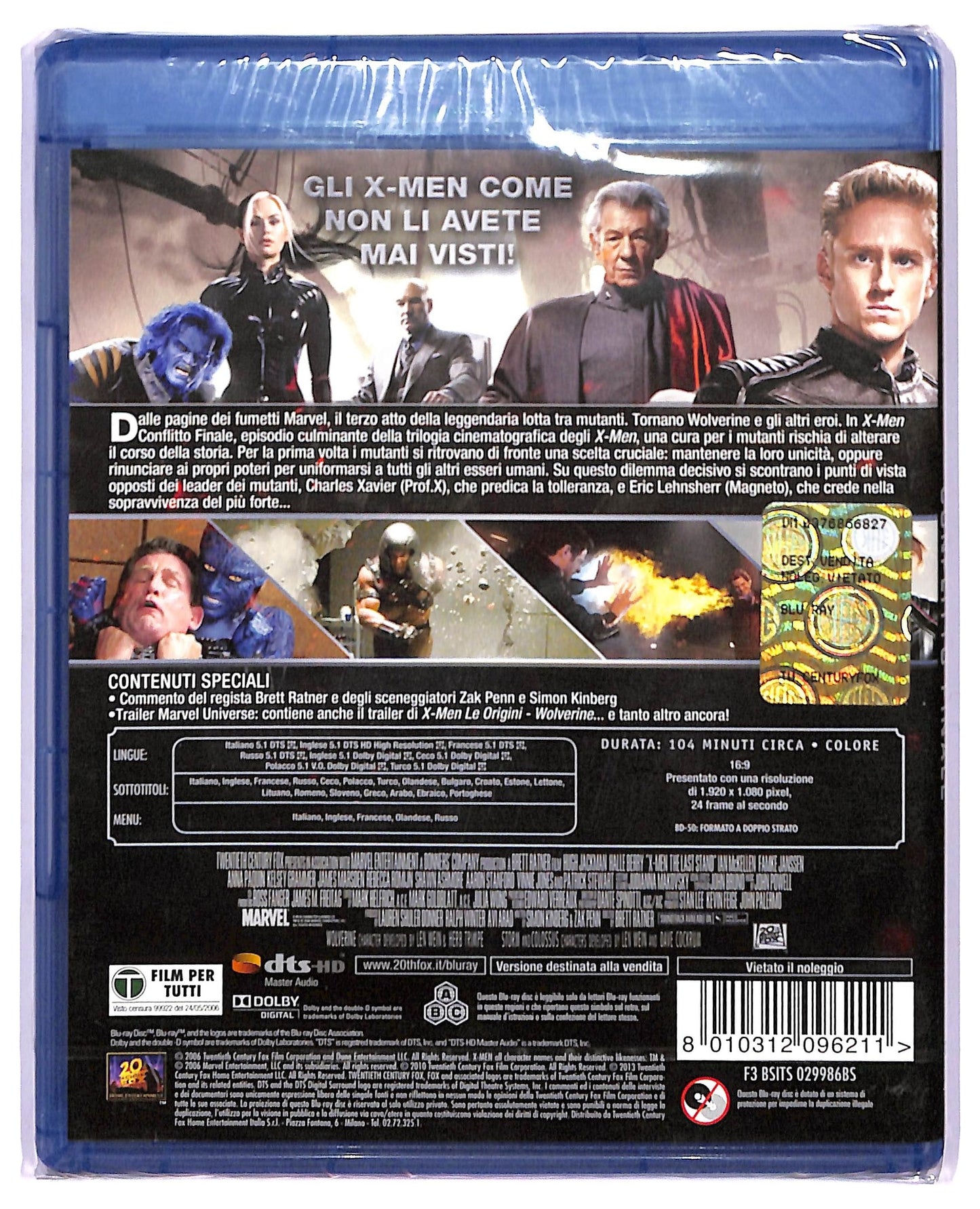 EBOND X-Men - Conflitto finale BLURAY D744433