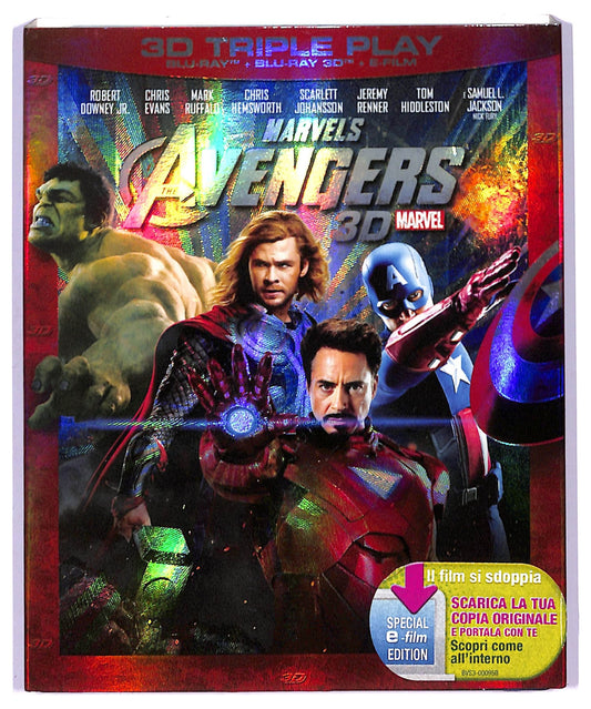 EBOND The Avengers BLURAY 3D + E-FILM + BLURAY D744444