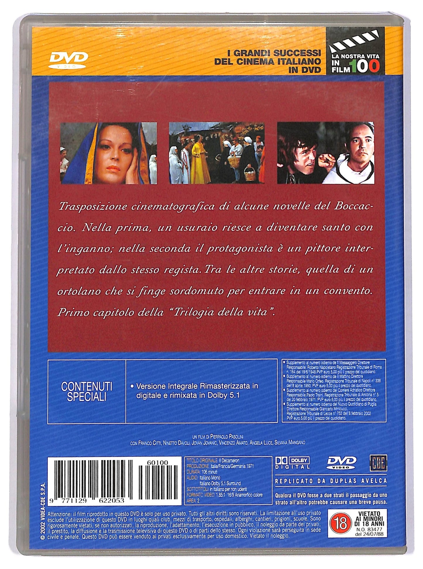 EBOND Il Decameron DVD  Editoriale D744511