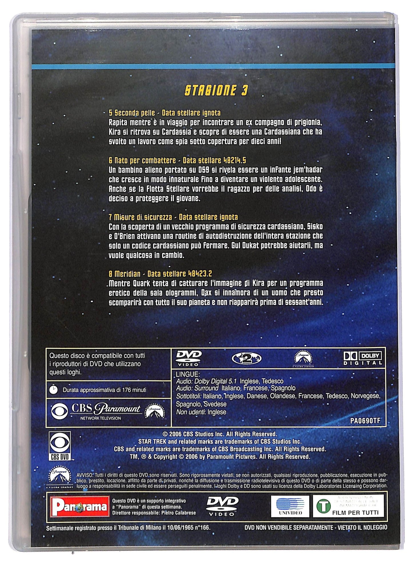 EBOND Star trek deep space nine stagione 3 disco 2 EDITORIALE DVD D744531