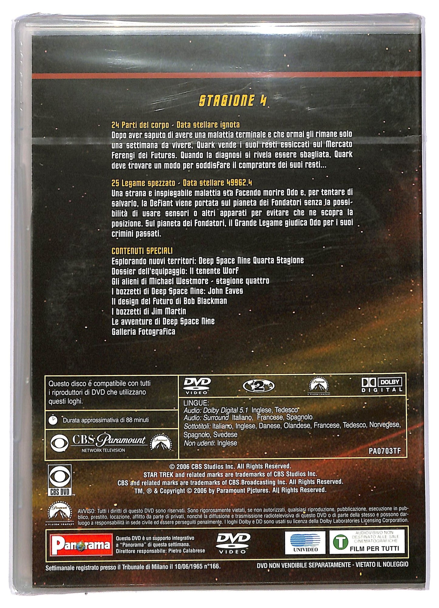 EBOND Star Trek Deep Space nine Vol 7 Stagione 4 EDITORIALE  DVD D744539
