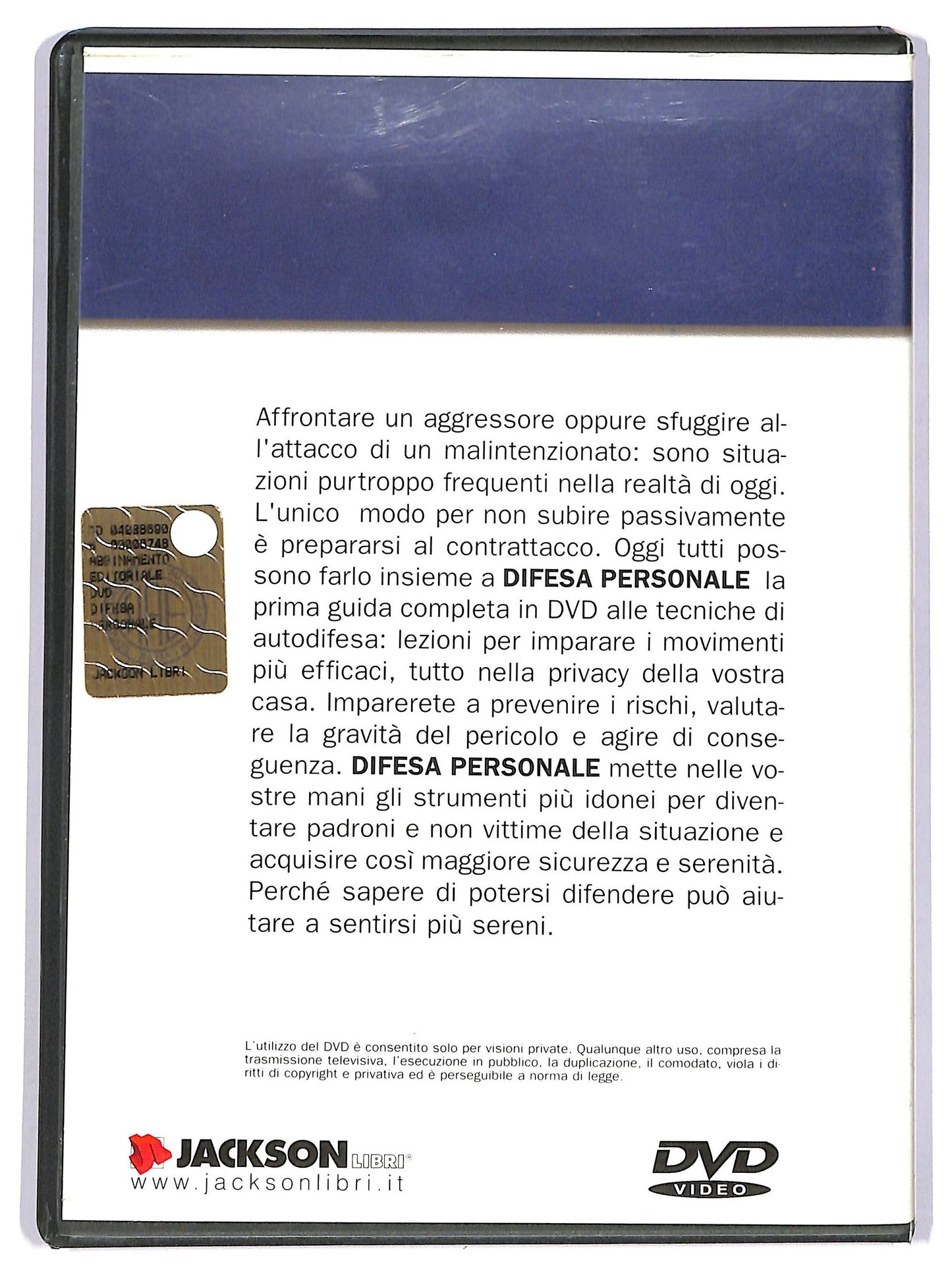 EBOND Difesa personale - tecniche di difesa le armi del corpo EDITORIALE DVD D744558