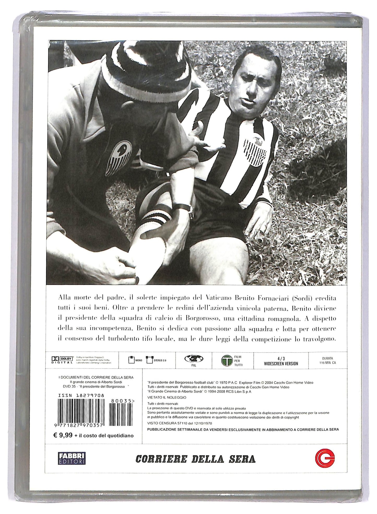 EBOND Alberto Sordi Vol.35 - Il presidente del Borgorosso EDITORIALE DVD D744572