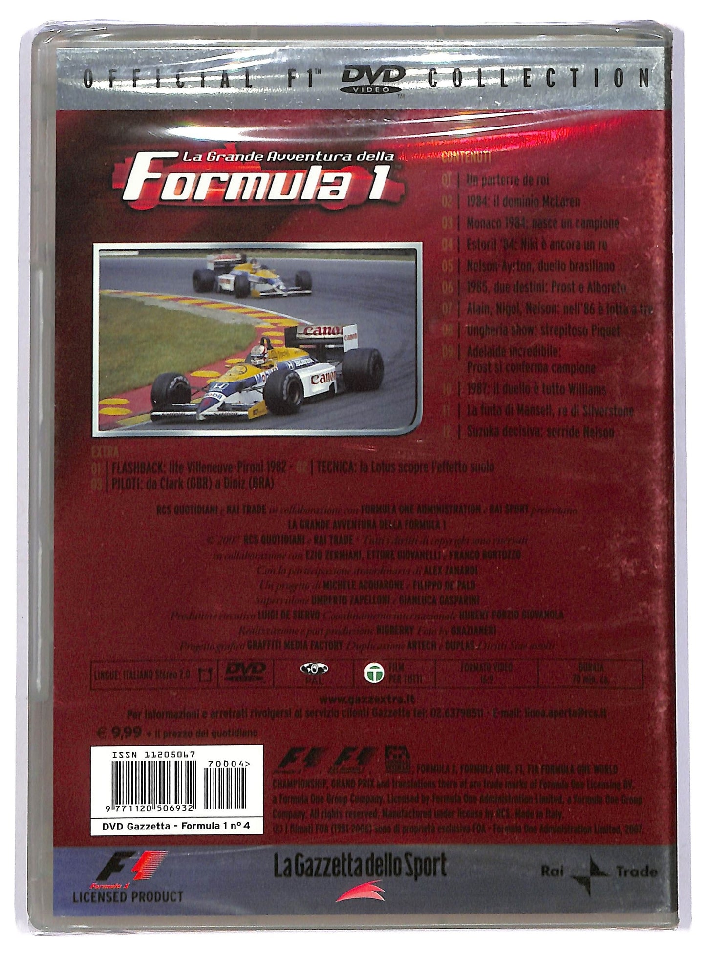 EBOND La grande avventura della formula 1 - Le incredibili battaglie degli anni '80 DVD EDITORIALE D744603
