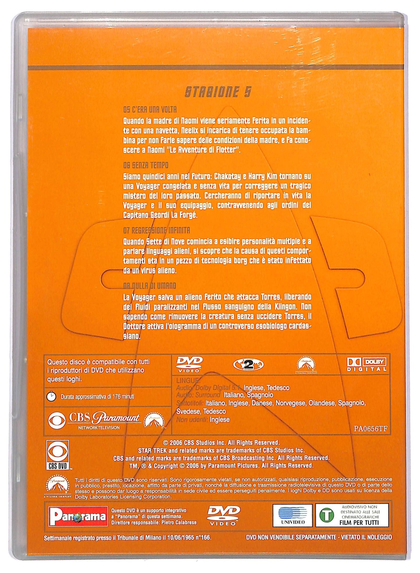 EBOND Star Trek - Voyager Stagione 5 Disco 2 EDITORIALE DVD D744618
