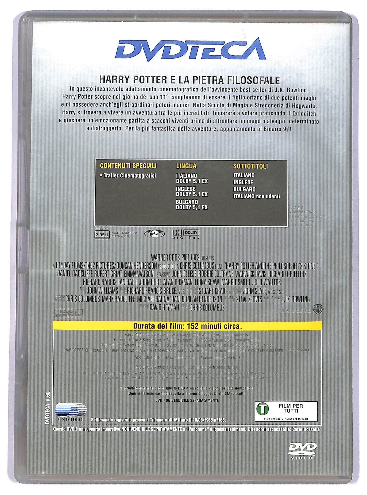 EBOND Harry Potter e la pietra filosofale EDITORIALE DVD D744627