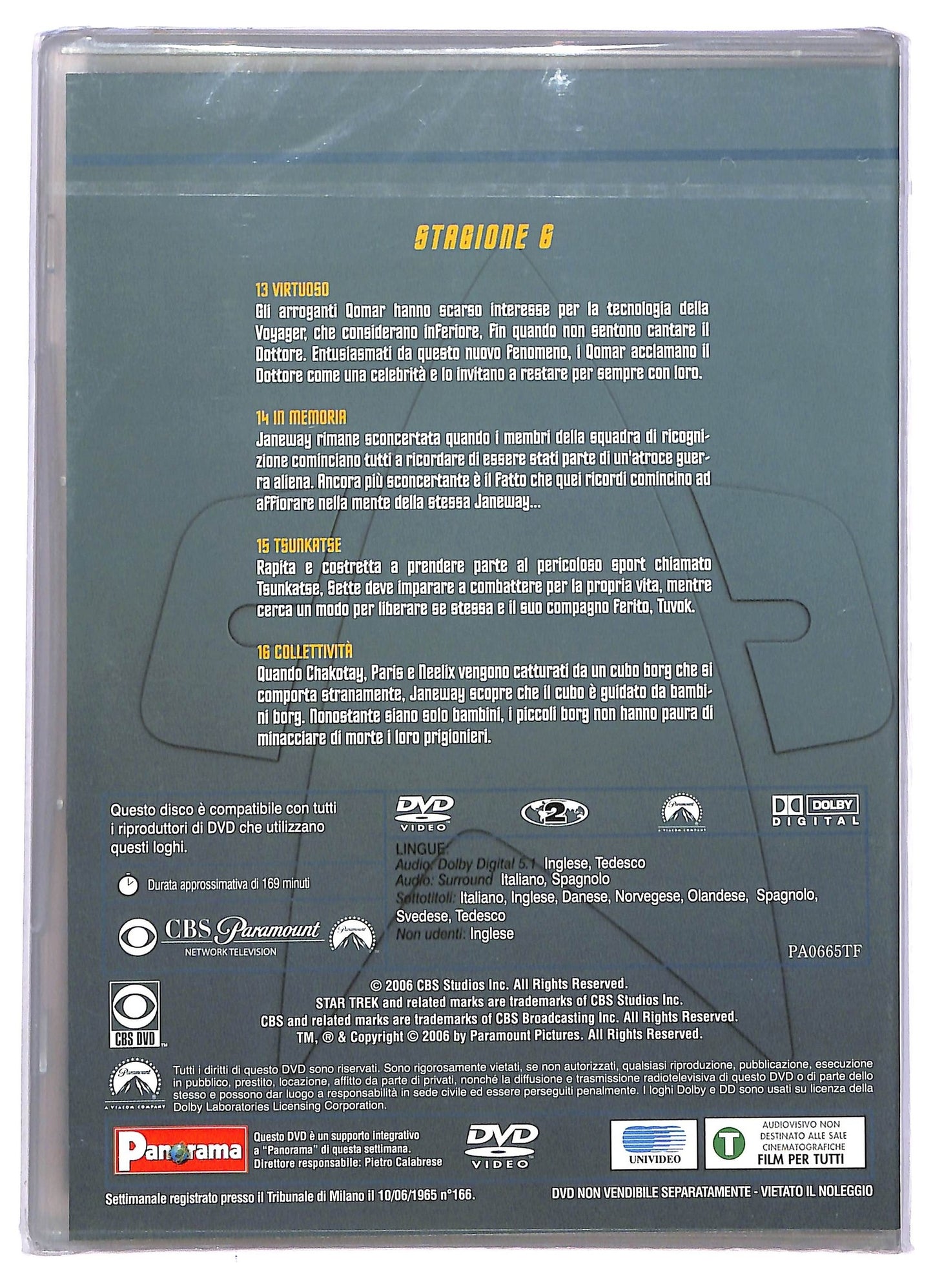 EBOND Star Trek Voyager Vol.4 Stagione 6 Episodi 13-16 DVD D744640
