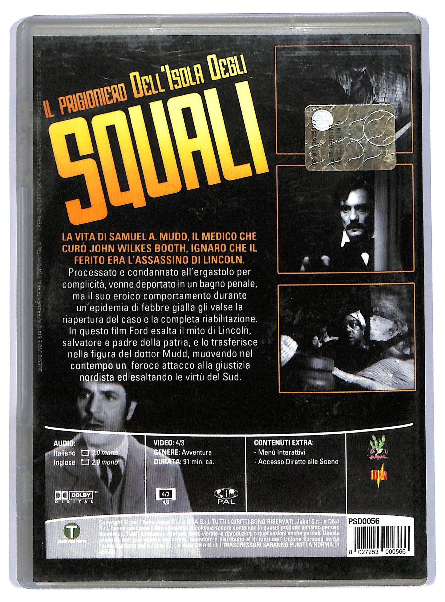 EBOND il prigioniero dell'isola degli squali DVD D744713