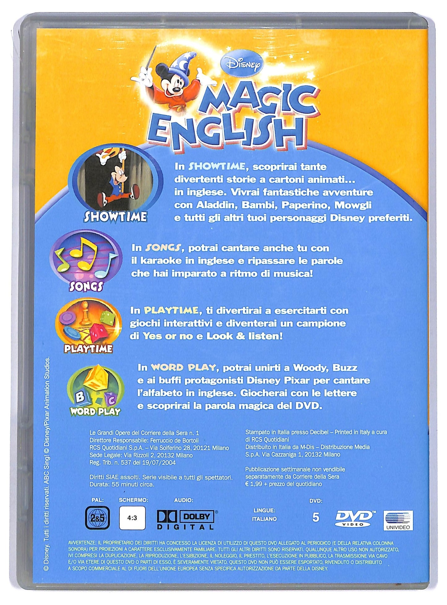 EBOND Magic English - Hello:Tanti saluti vol.1  EDITORIALE  DVD D744719