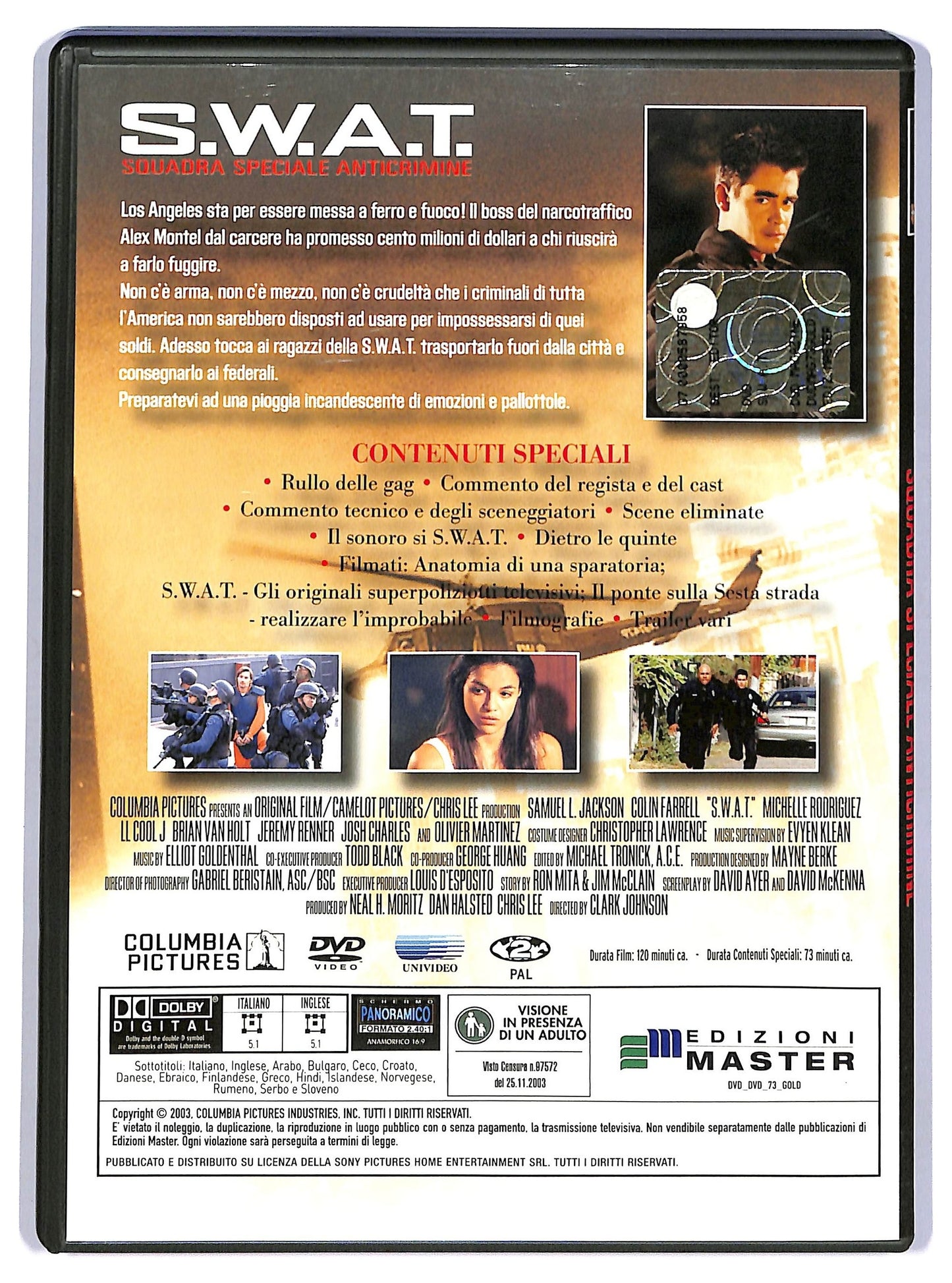 EBOND S.W.A.T. - Squadra speciale anticrimine EDITORIALE DVD D744733