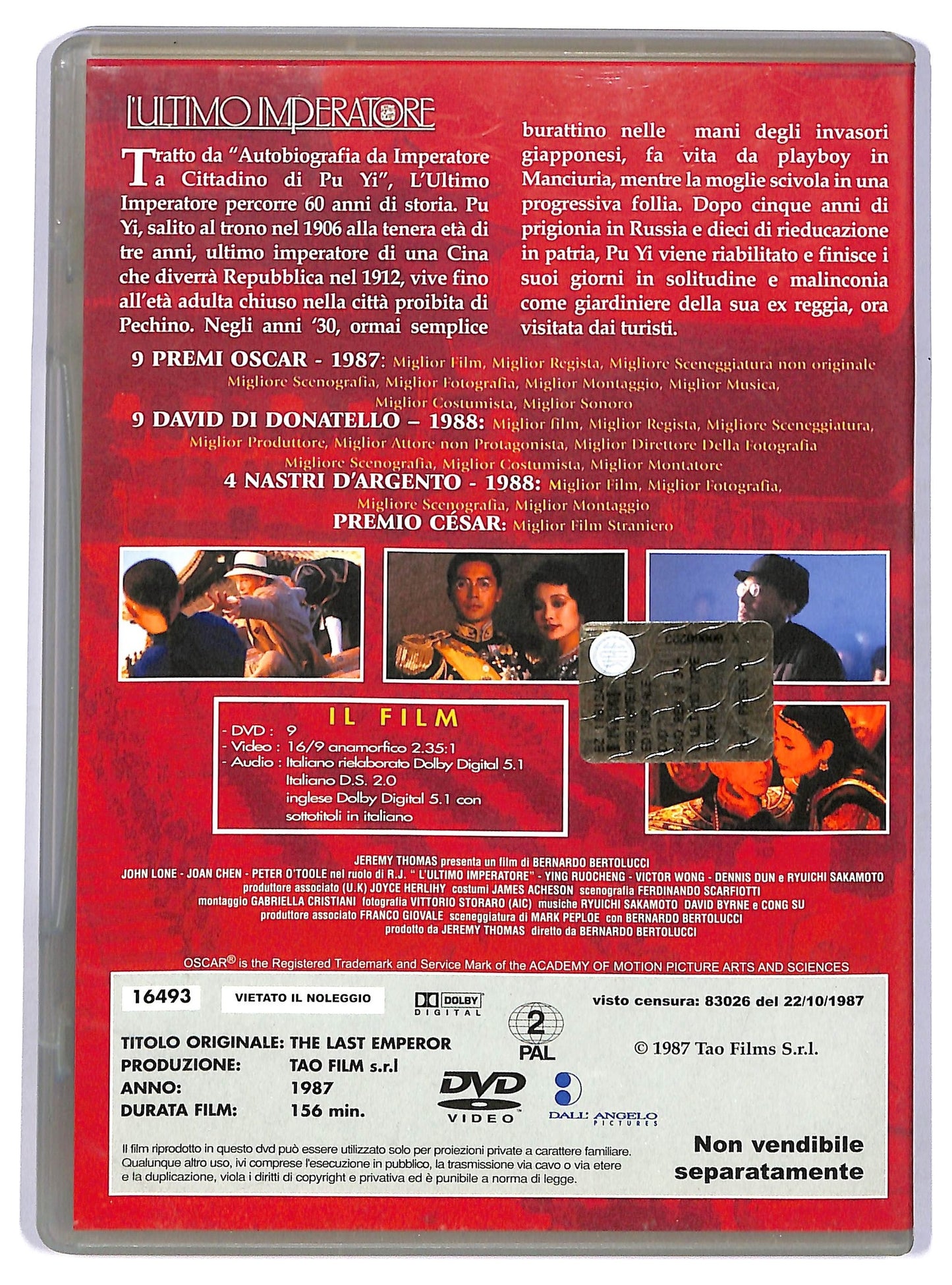 EBOND L'ultimo imperatore EDITORIALE DVD D744804