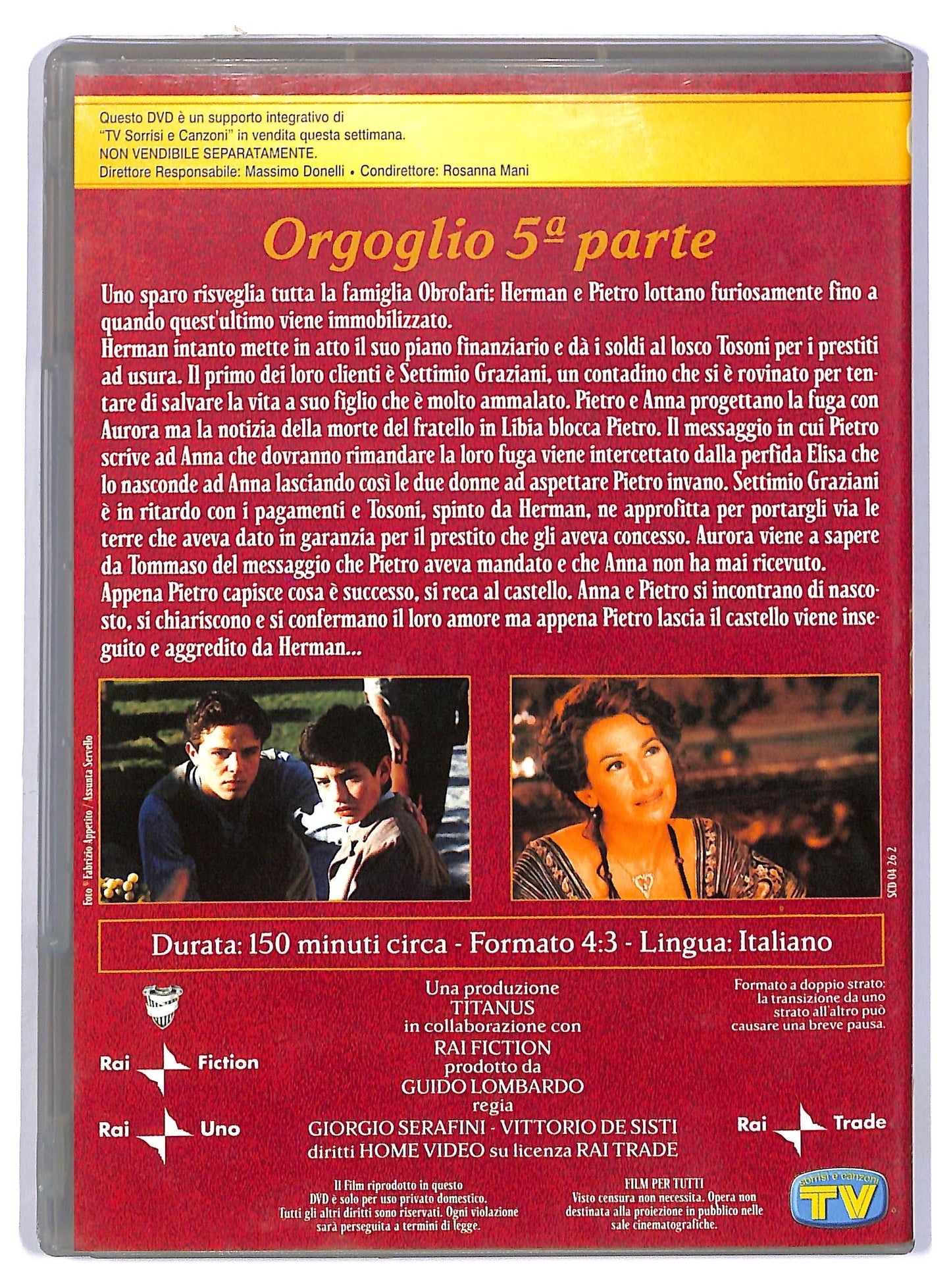 EBOND Orgoglio quinta parte DVD EDITORIALE D744814