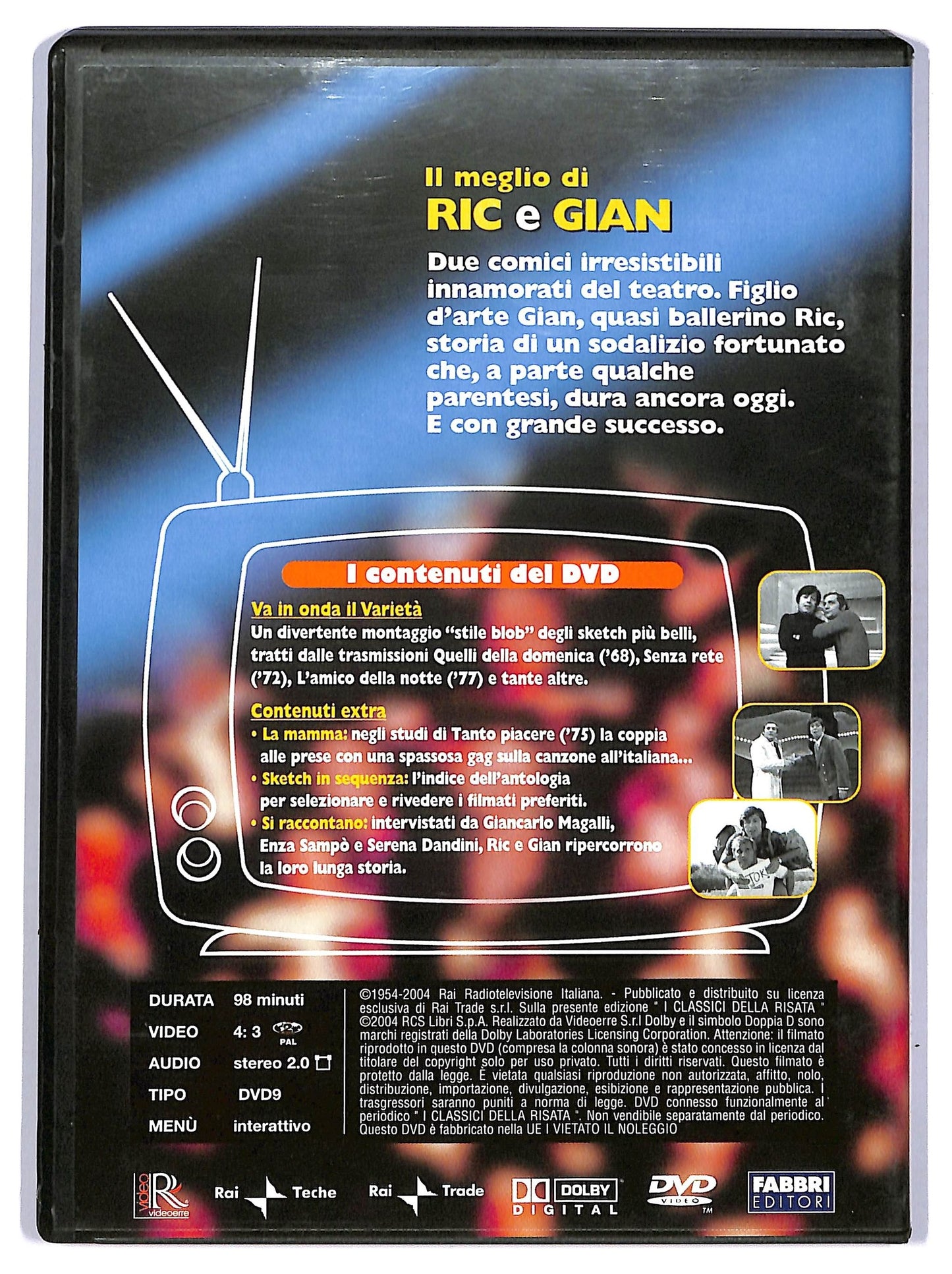 EBOND i classici della ris. - Il meglio di Ric e Gian EDITORIALE  DVD D744823