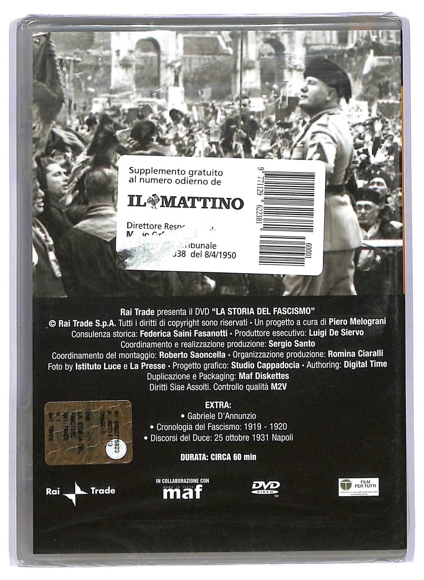 EBOND La storia del fascismo. Le origini (1919-1922),  EDITORIALE  DVD D744837