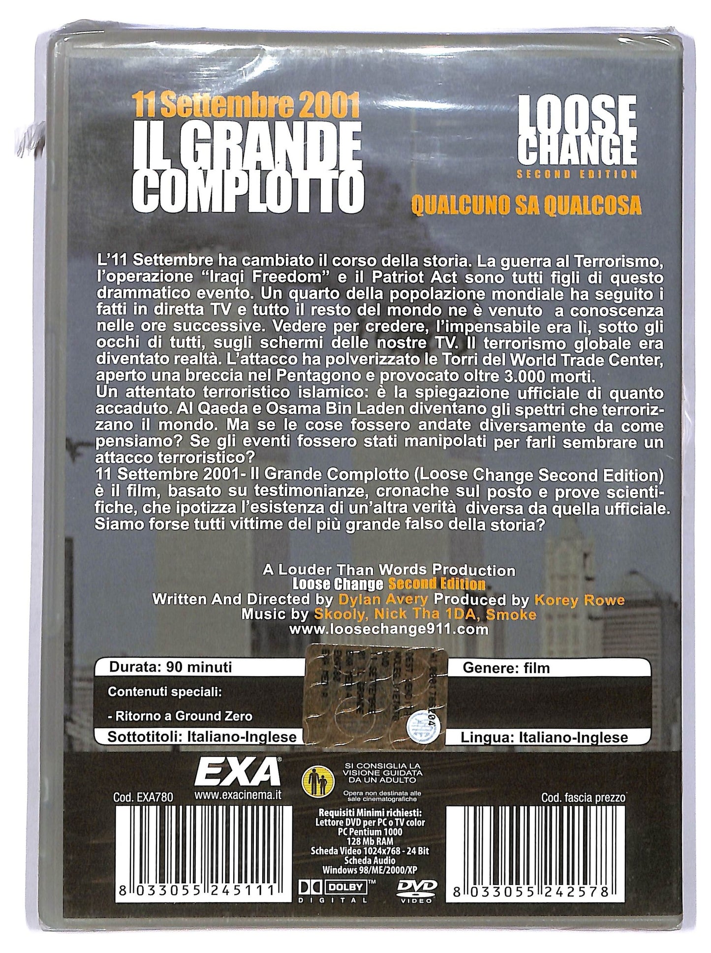 EBOND Il grande complotto 11 settembre 2001 EDITORIALE DVD D744941