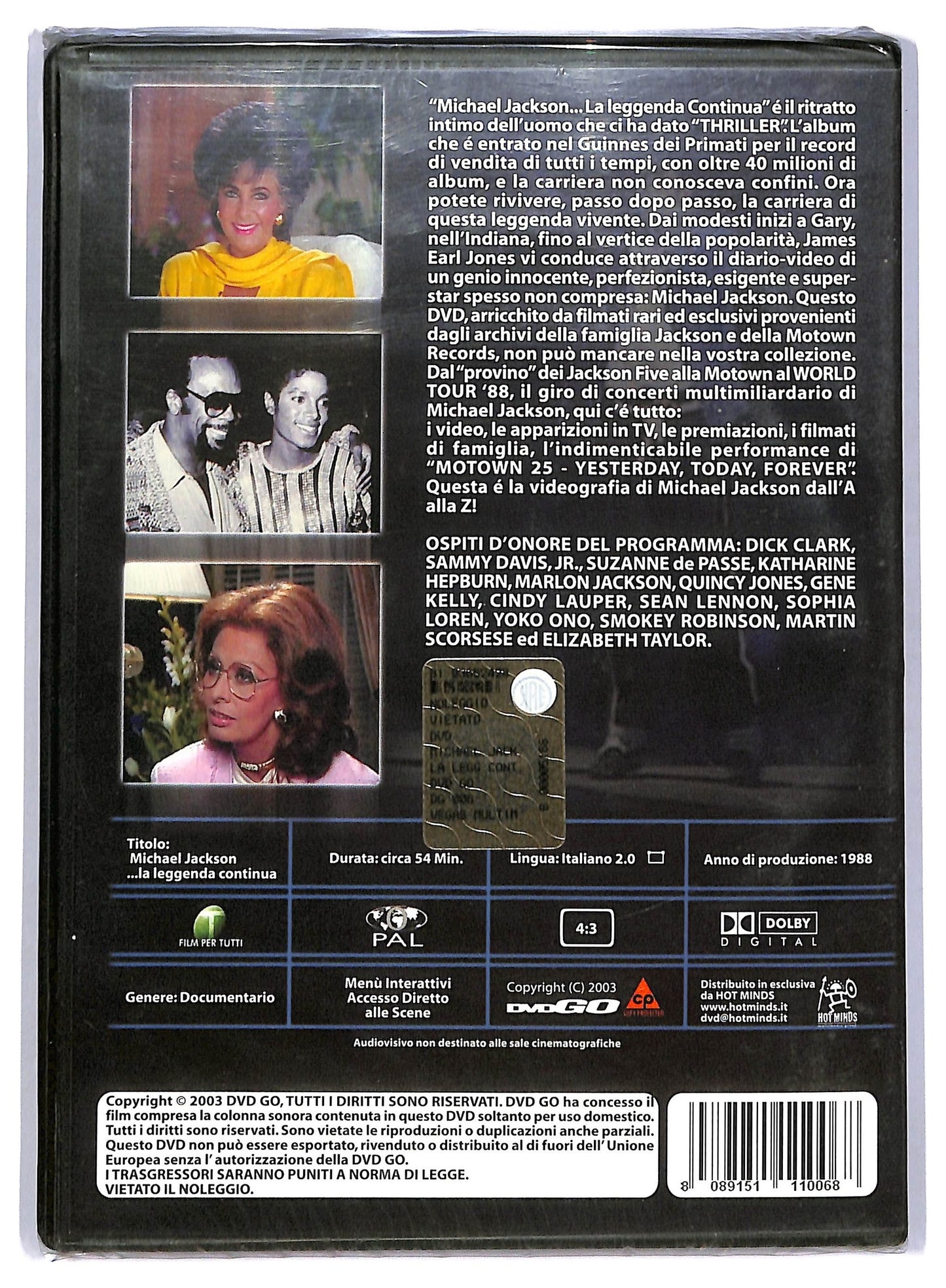 EBOND Micheal Jackson - La Leggenda Continua  DVD D744955