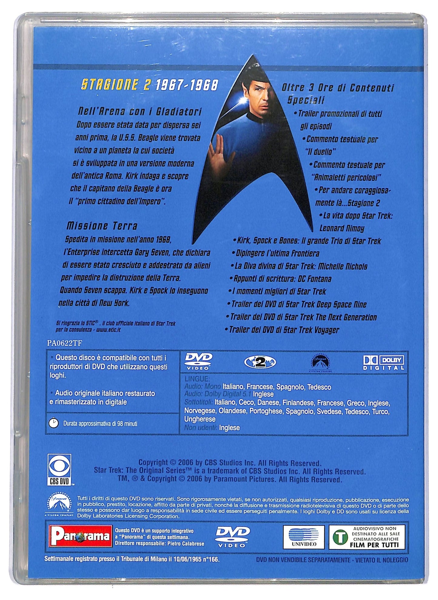 EBOND Star Trek Serie Classica Stagione 2 disco 7 EDITORIALE DVD D744964