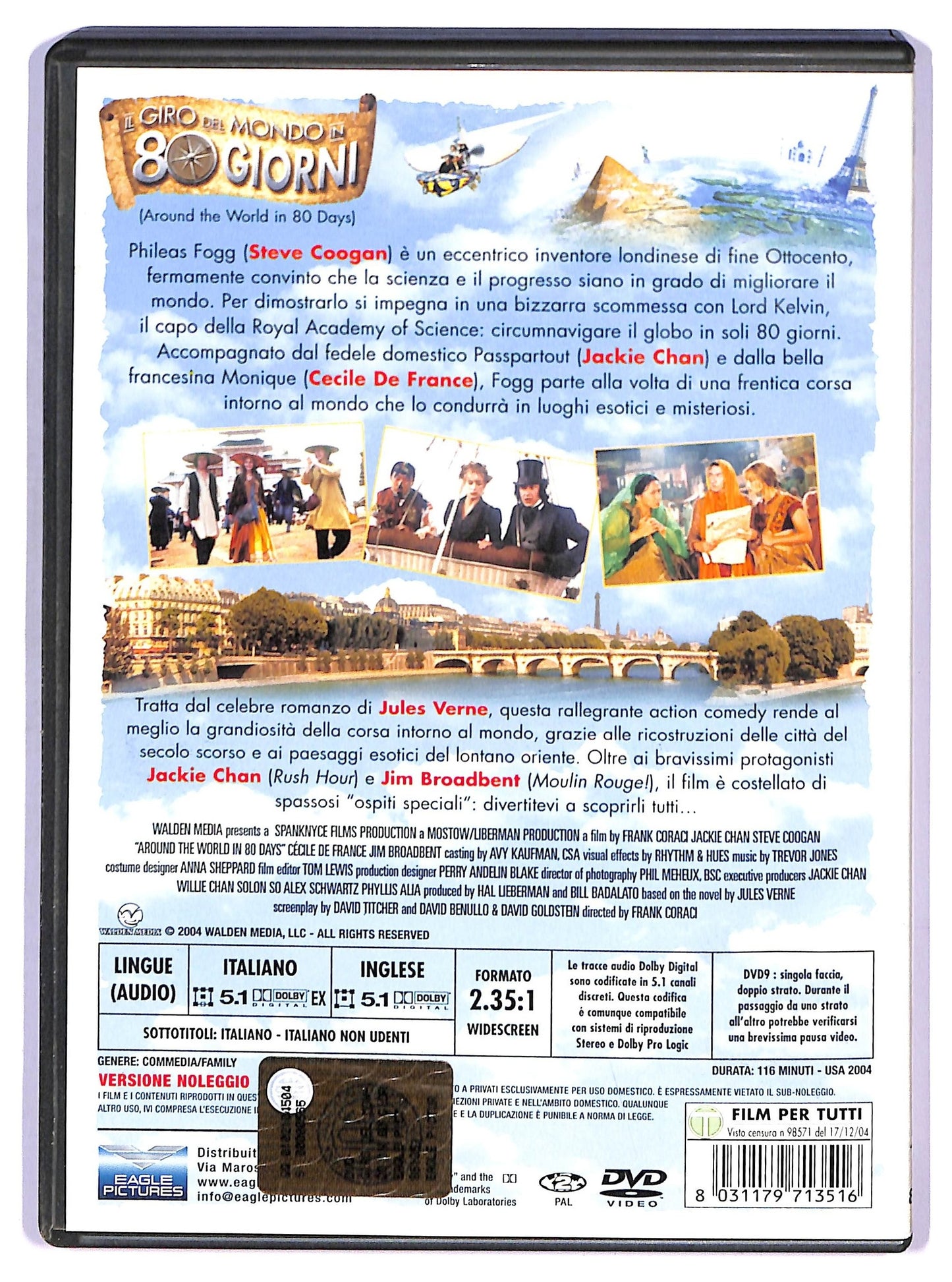 EBOND Il Giro Del Mondo In 80 Giorni DVD NOLEGGIO D745024