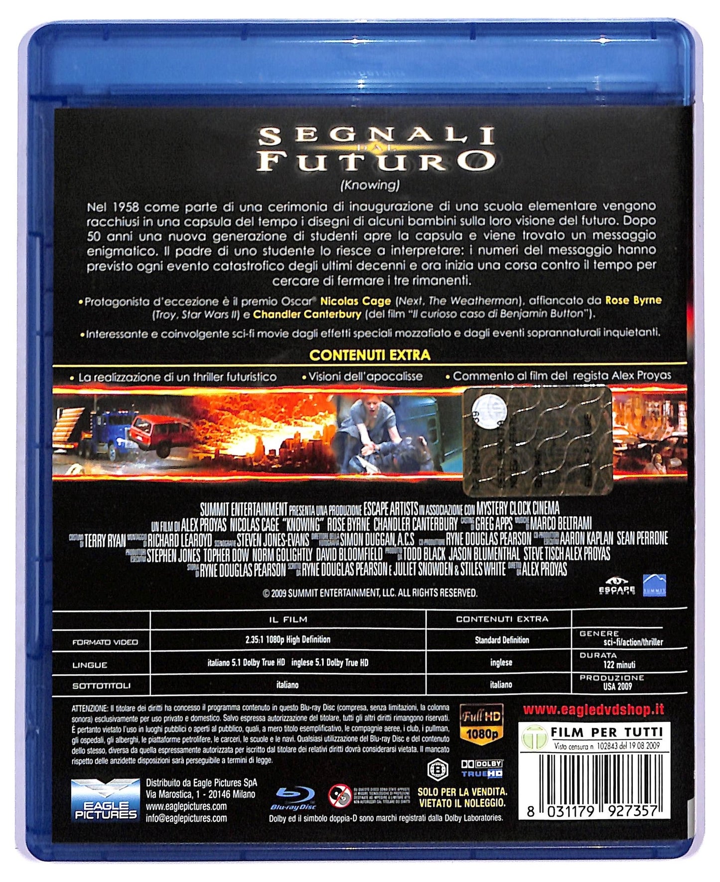 EBOND Segnali Dal Futuro BLURAY D745044