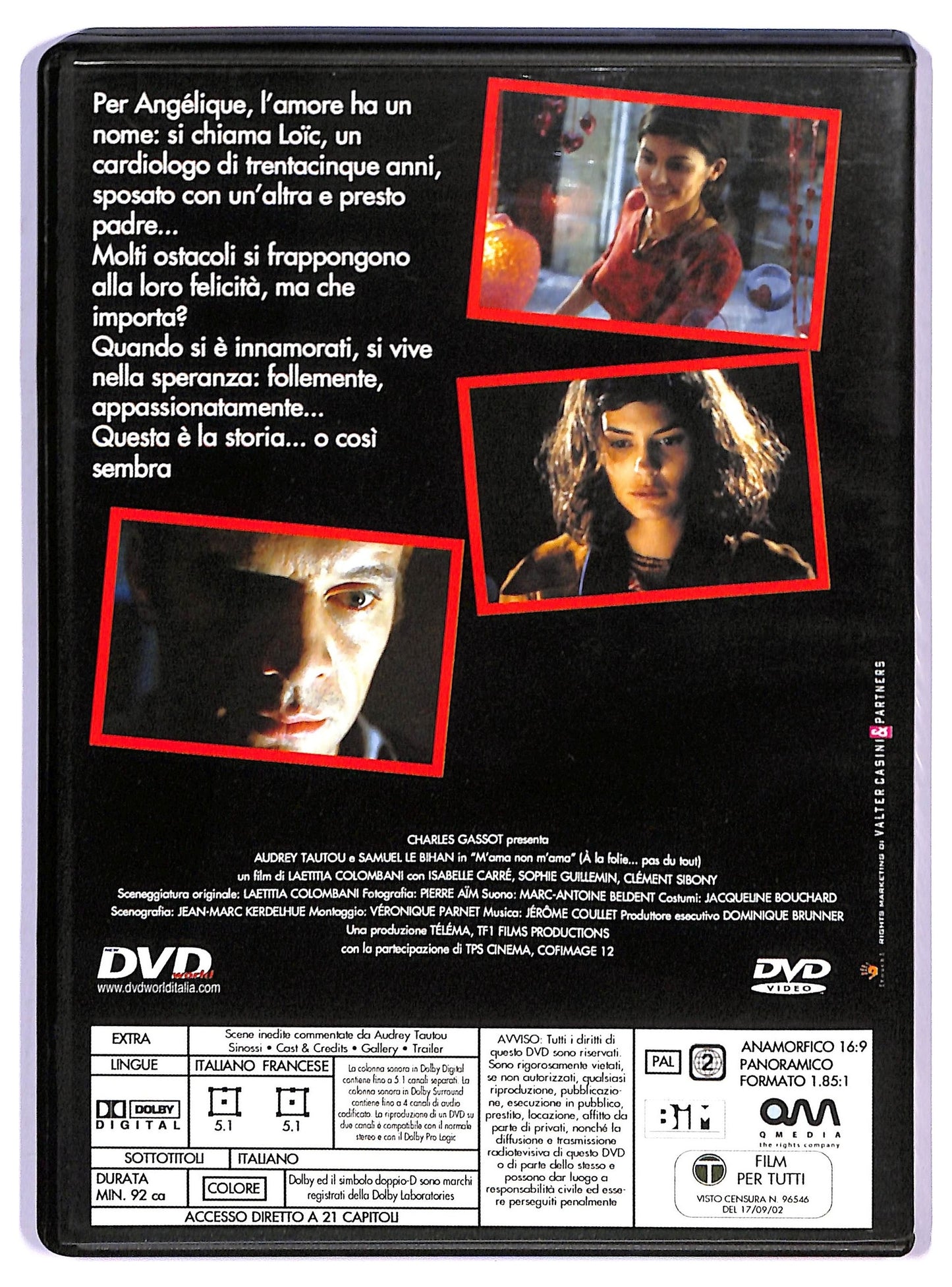 EBOND M'ama non m'ama EDITORIALE DVD D745163