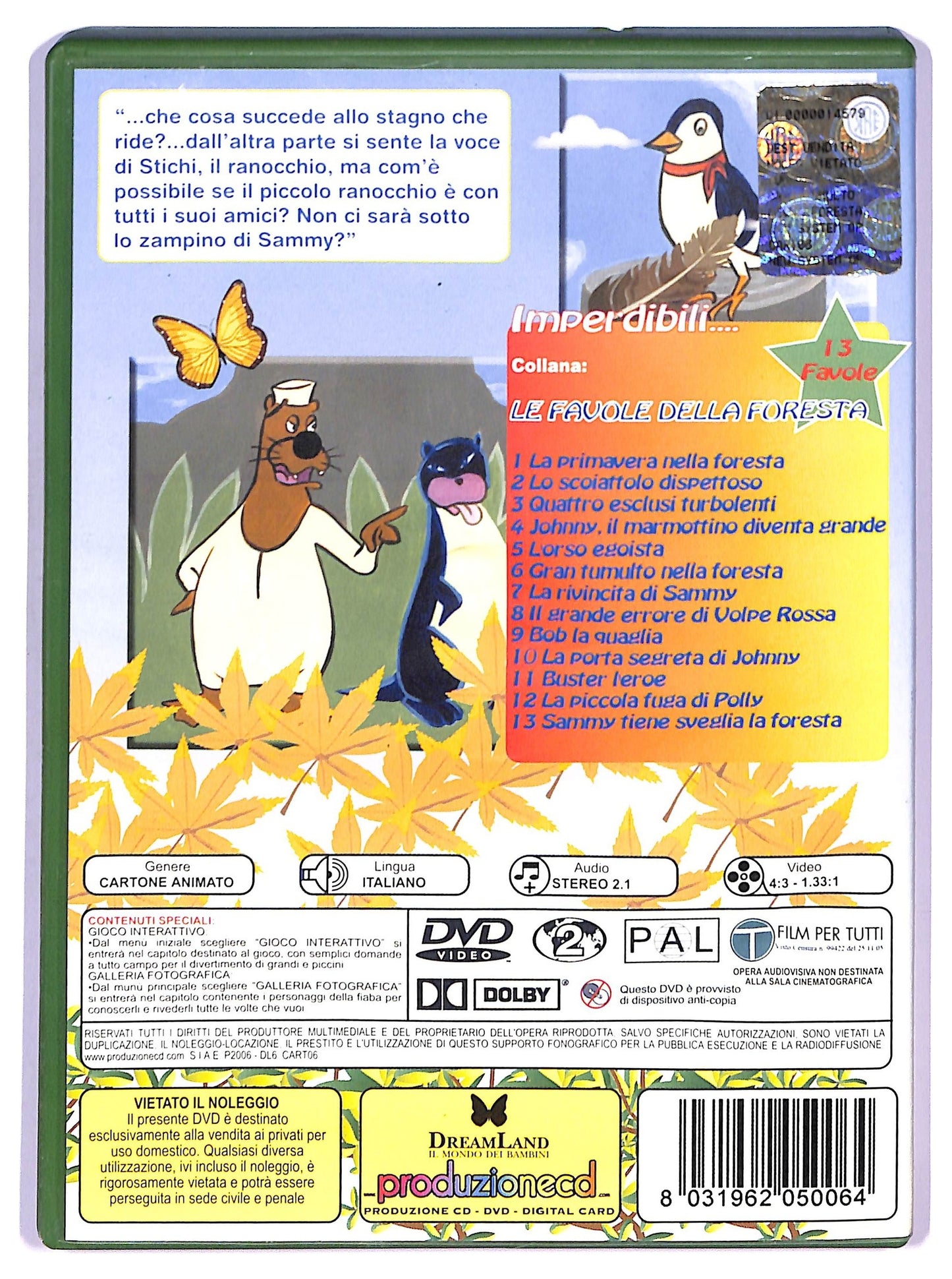 EBOND Gran tumulto nella foresta - Favola n.6 DVD D745211