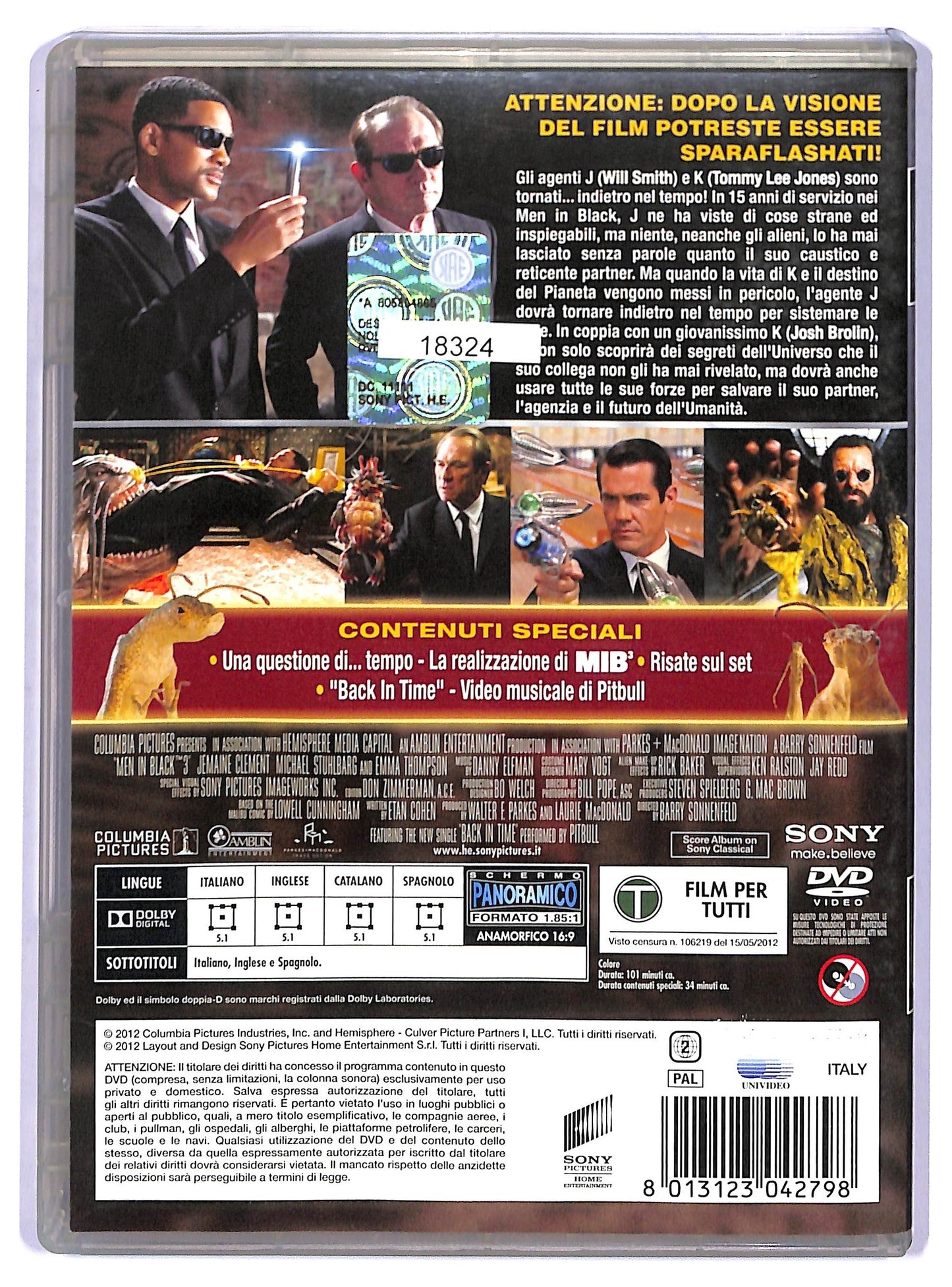 EBOND Men in Black 3  EDITORIALE DVD D745265