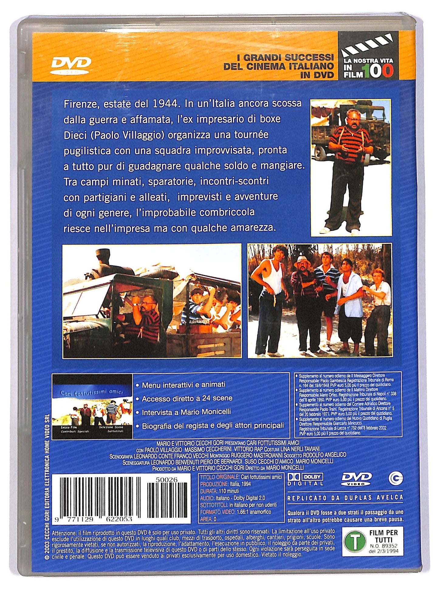 EBOND Cari fottutissimi amici EDITORIALE DVD D745341
