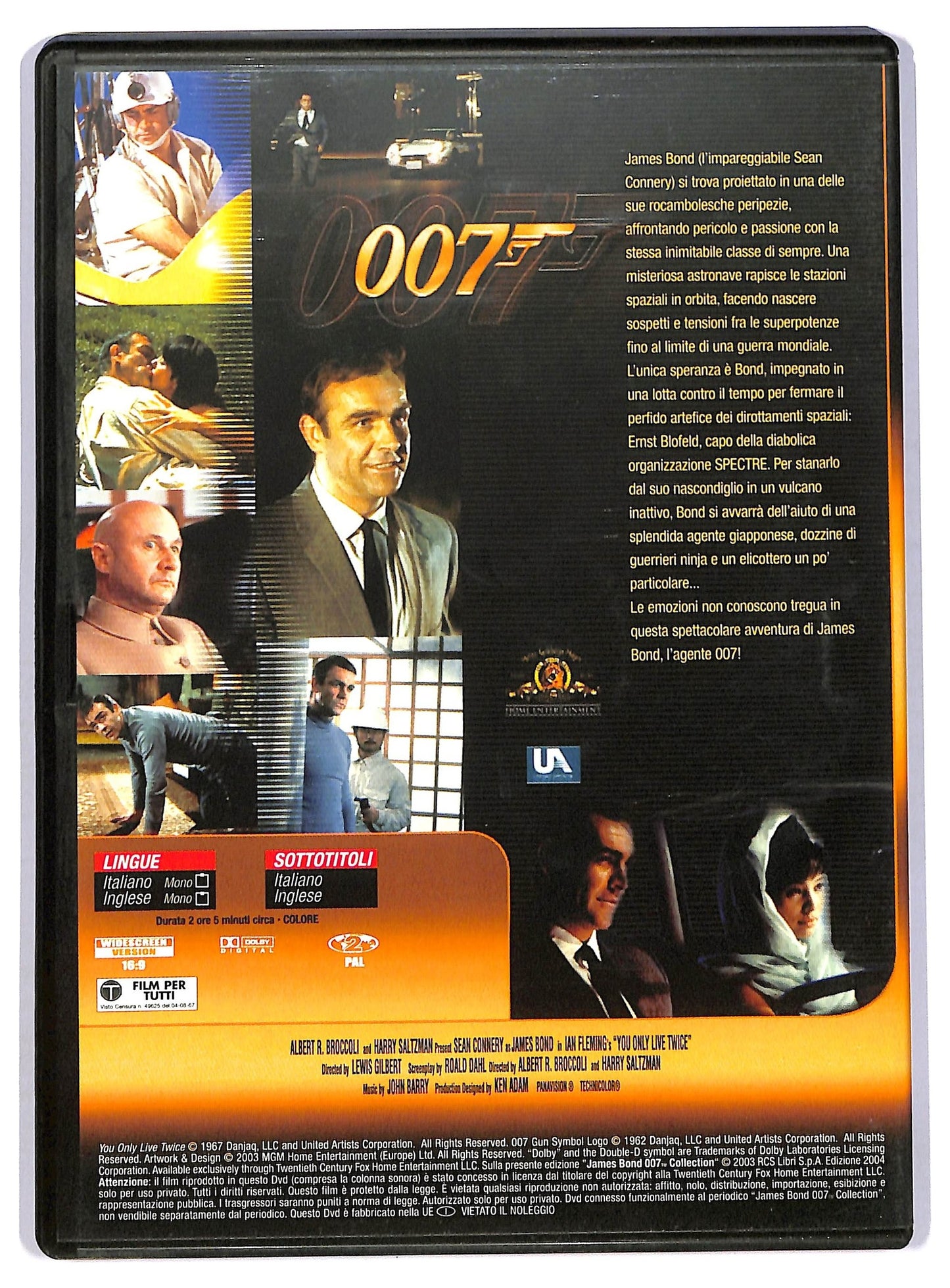 EBOND 007-Si Vive Solo Due Volte  EDITORIALE DVD D745401