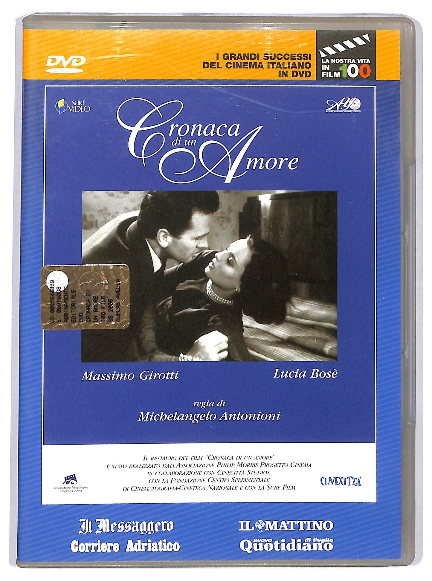 EBOND Cronaca Di Un Amore DVD  Editoriale D745418