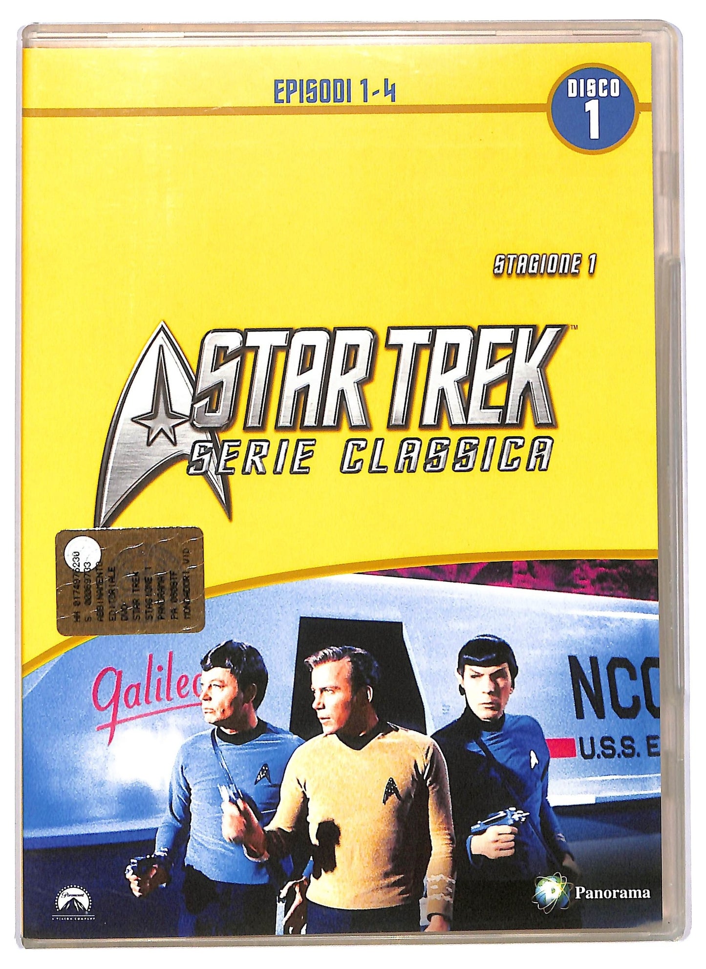 EBOND Star trek serie classica stagione 1 disco 1 episodi 1 - 4 EDITORIALE DVD D745501