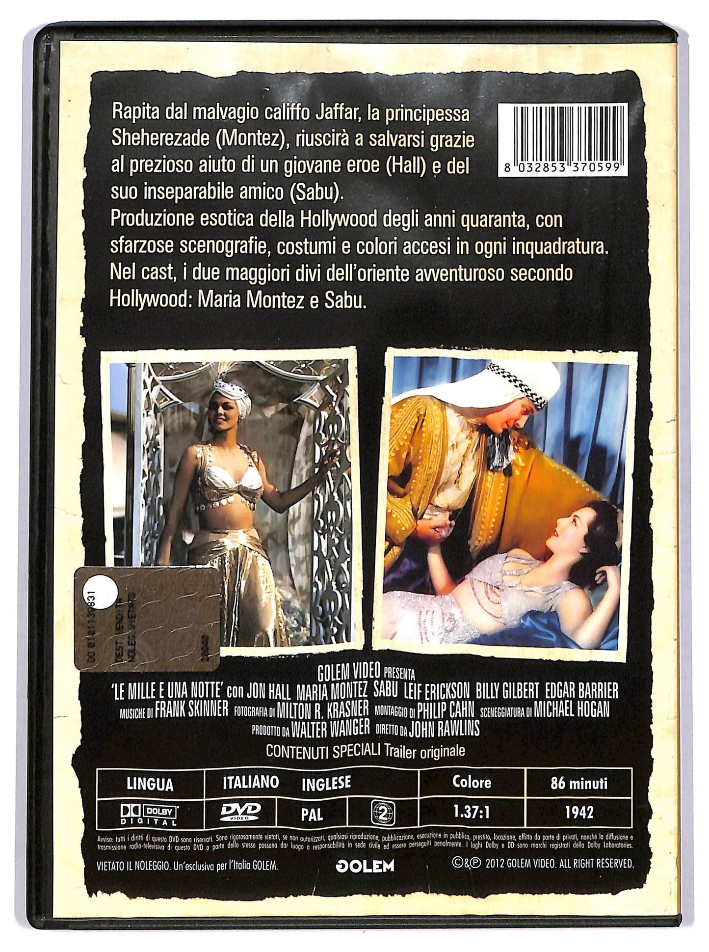 EBOND Le mille e una notte DVD D745526