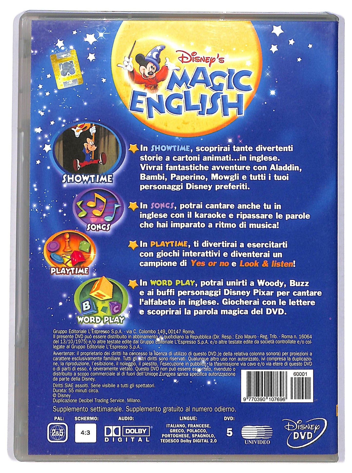 EBOND Magic English  - 1 Hello DVD  Editoriale D745542