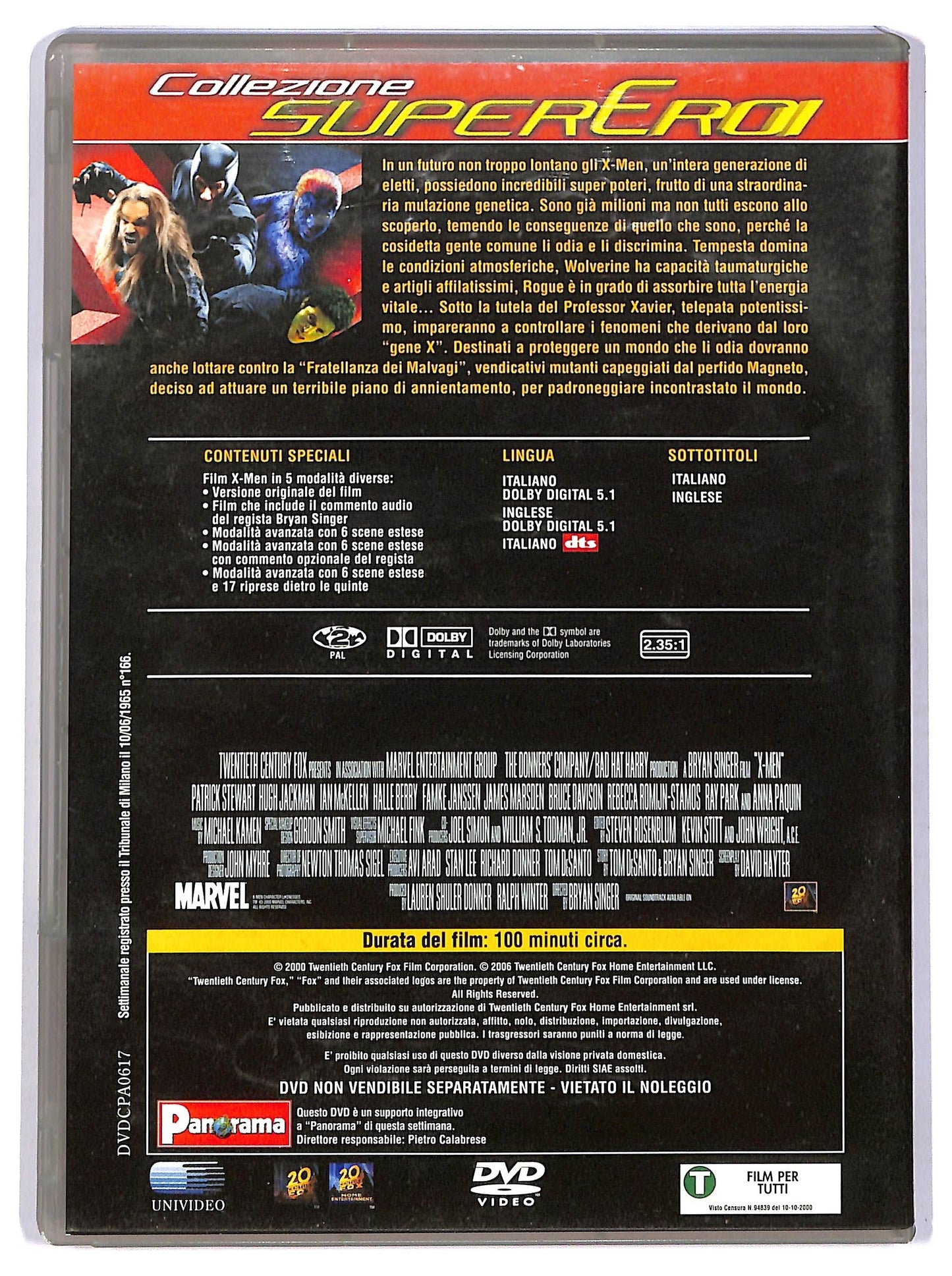 EBOND X-Men  EDITORIALE DVD D745630