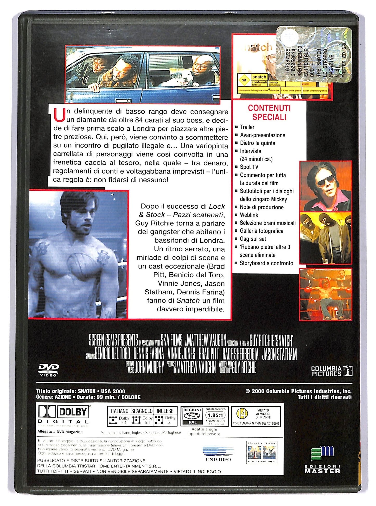 EBOND Snatch - Lo strappo EDITORIALE DVD D745643