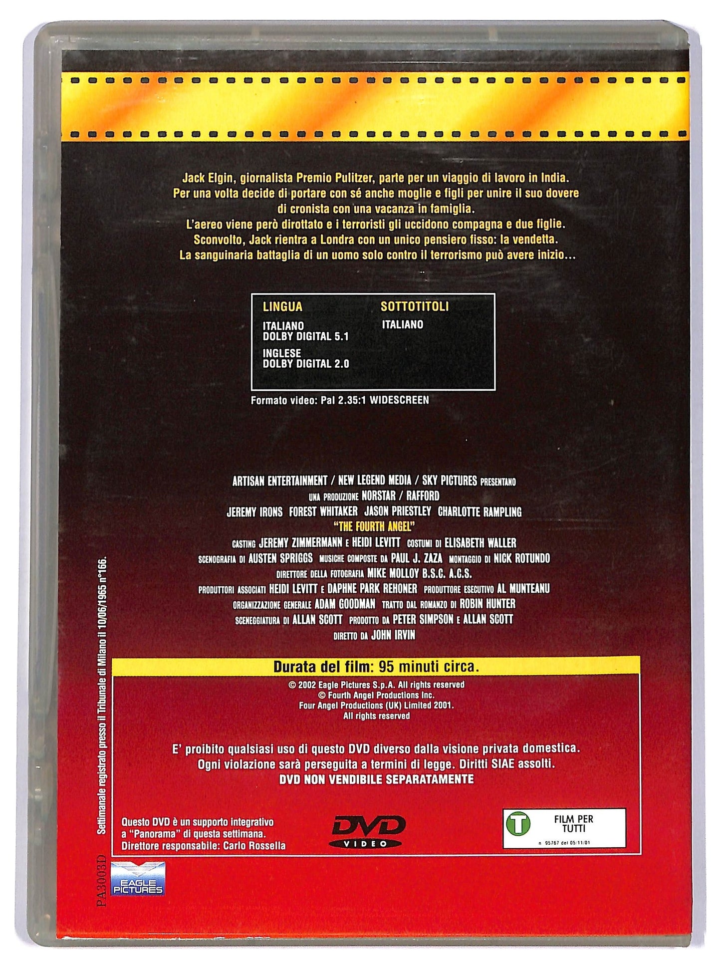 EBOND Il Quarto Angelo  DVD Editoriale D745702