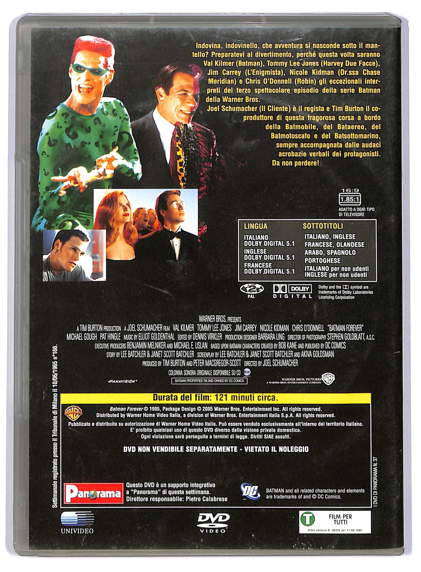 EBOND Batman Forever EDITORIALE DVD D745729