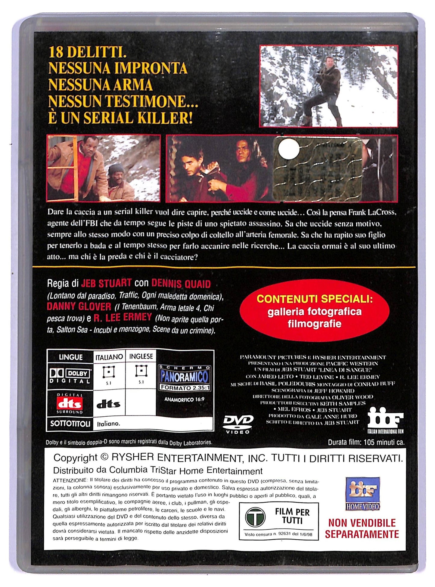 EBOND Linea di sangue EDITORIALE DVD D745918