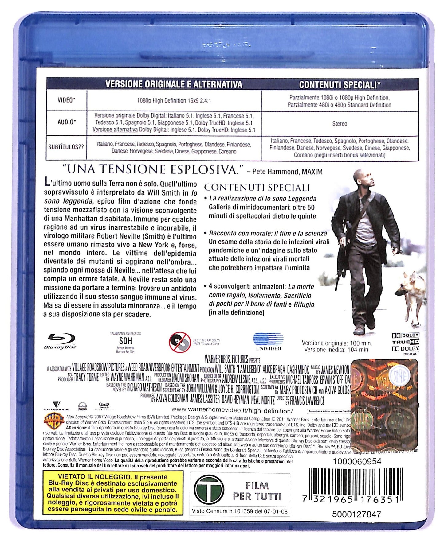 EBOND Io Sono Leggenda BLURAY D745930