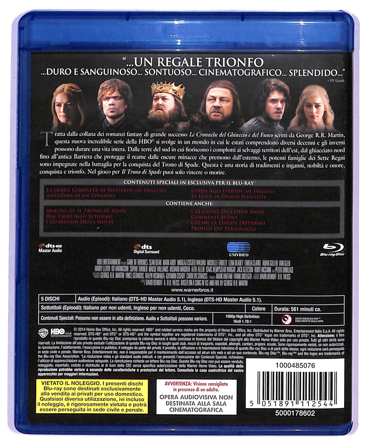 EBOND Il Trono di Spade - La Prima Stagione Completa  BLURAY D745952