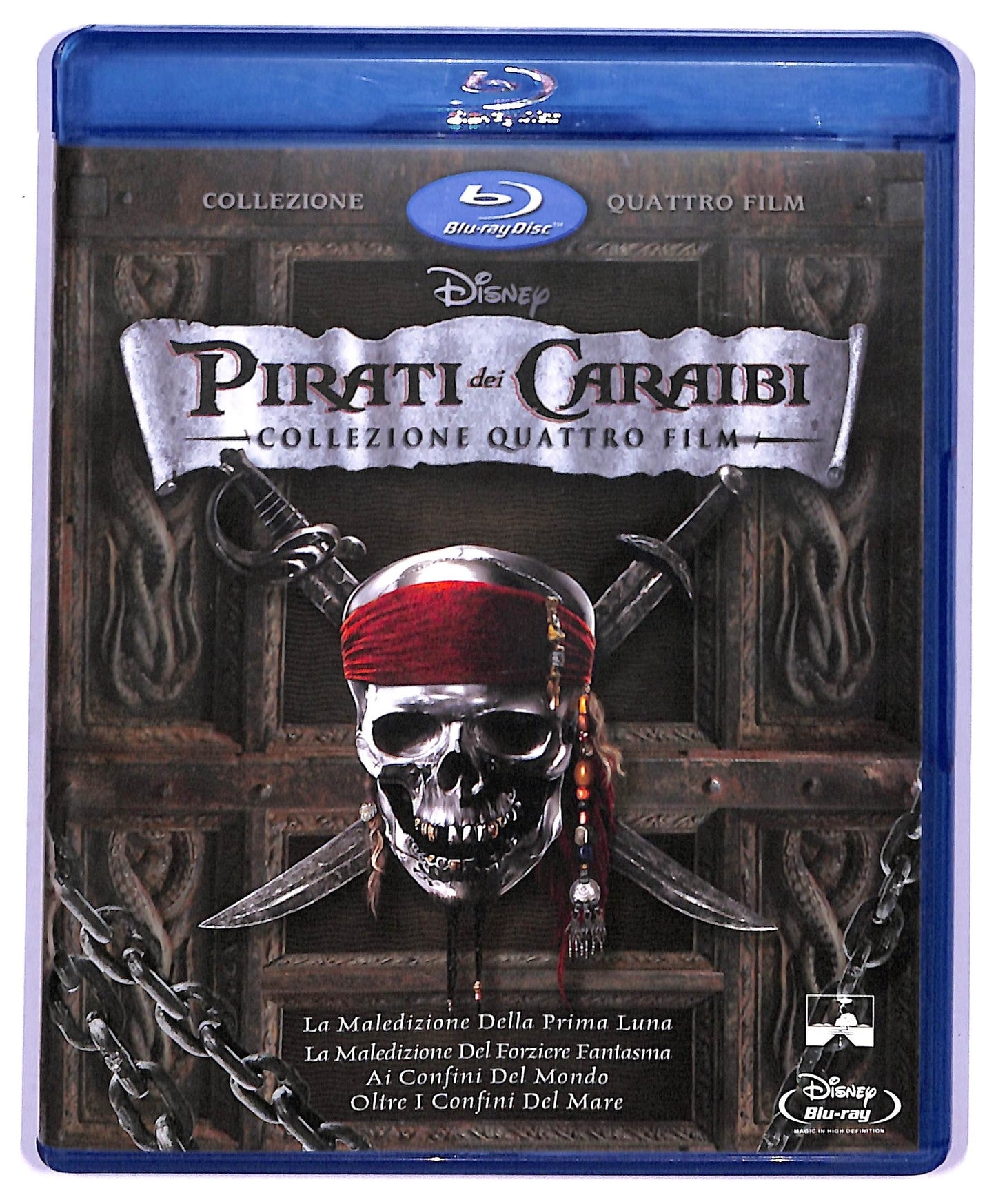 EBOND Pirati Dei Caraibi Collezione quattro film BLURAY + Bonus Disc BLURAY D746004