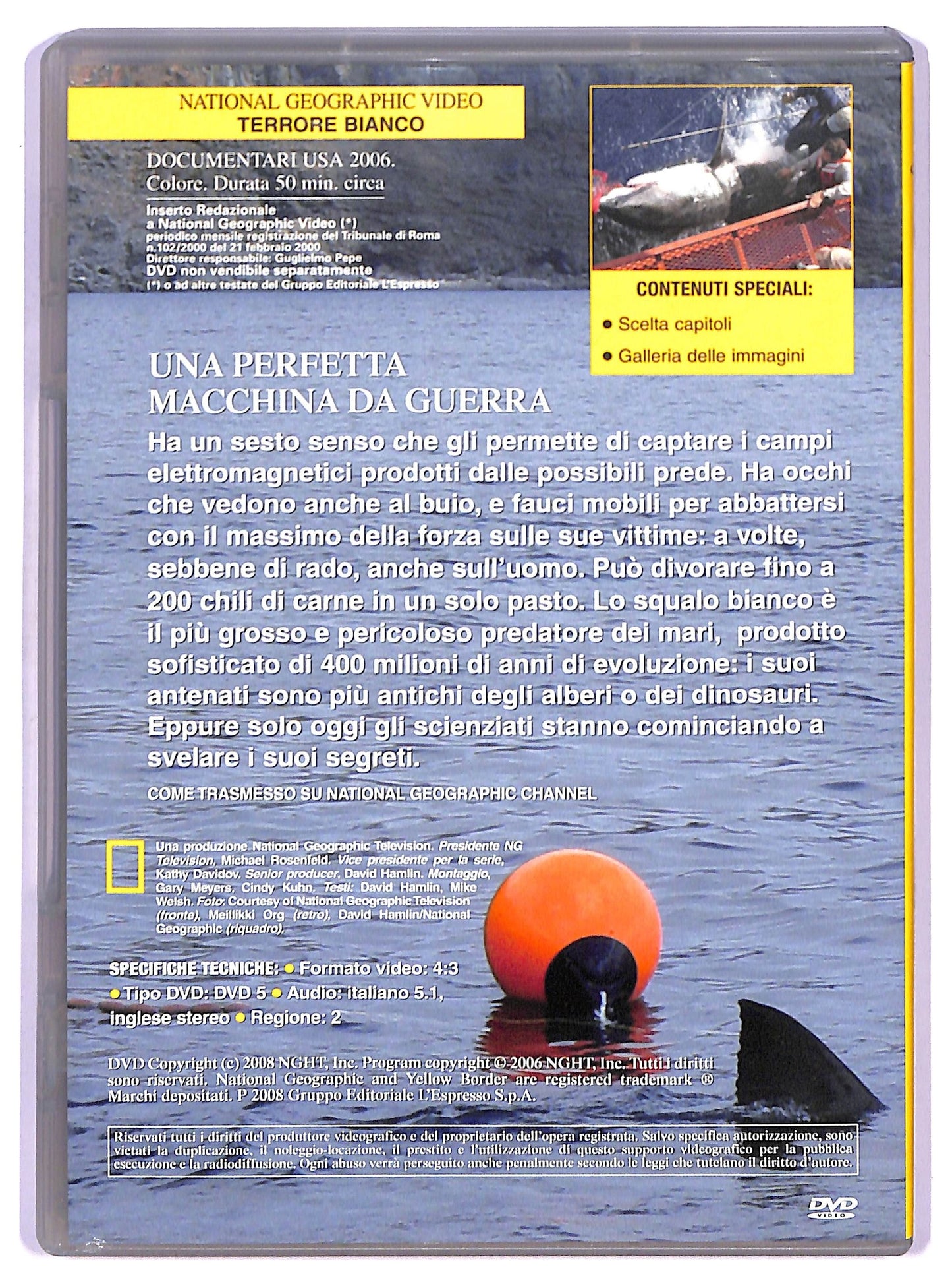 EBOND Terrore Bianco DVD  Editoriale D746063